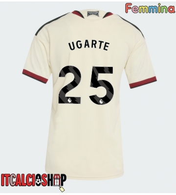 Manchester United Manuel Ugarte #25 Terza Maglia Femmina 2026-27 Manica Corta